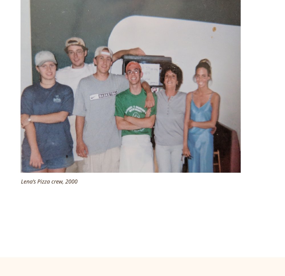 Lena's Pizza crew, 2000