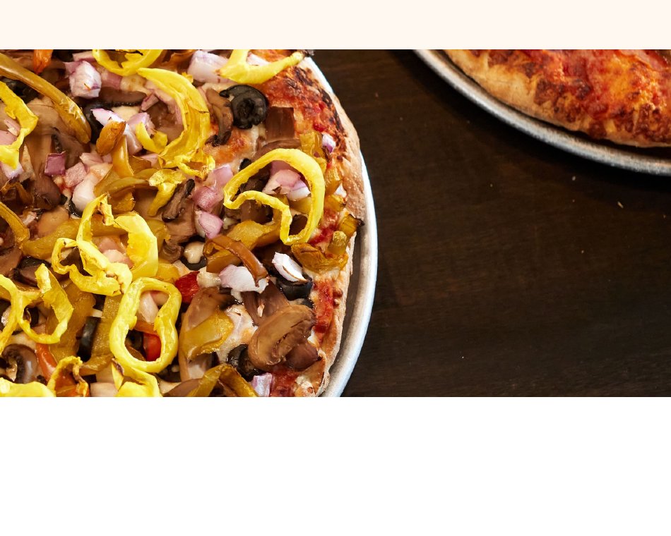 Specialty pizza fresh from the oven